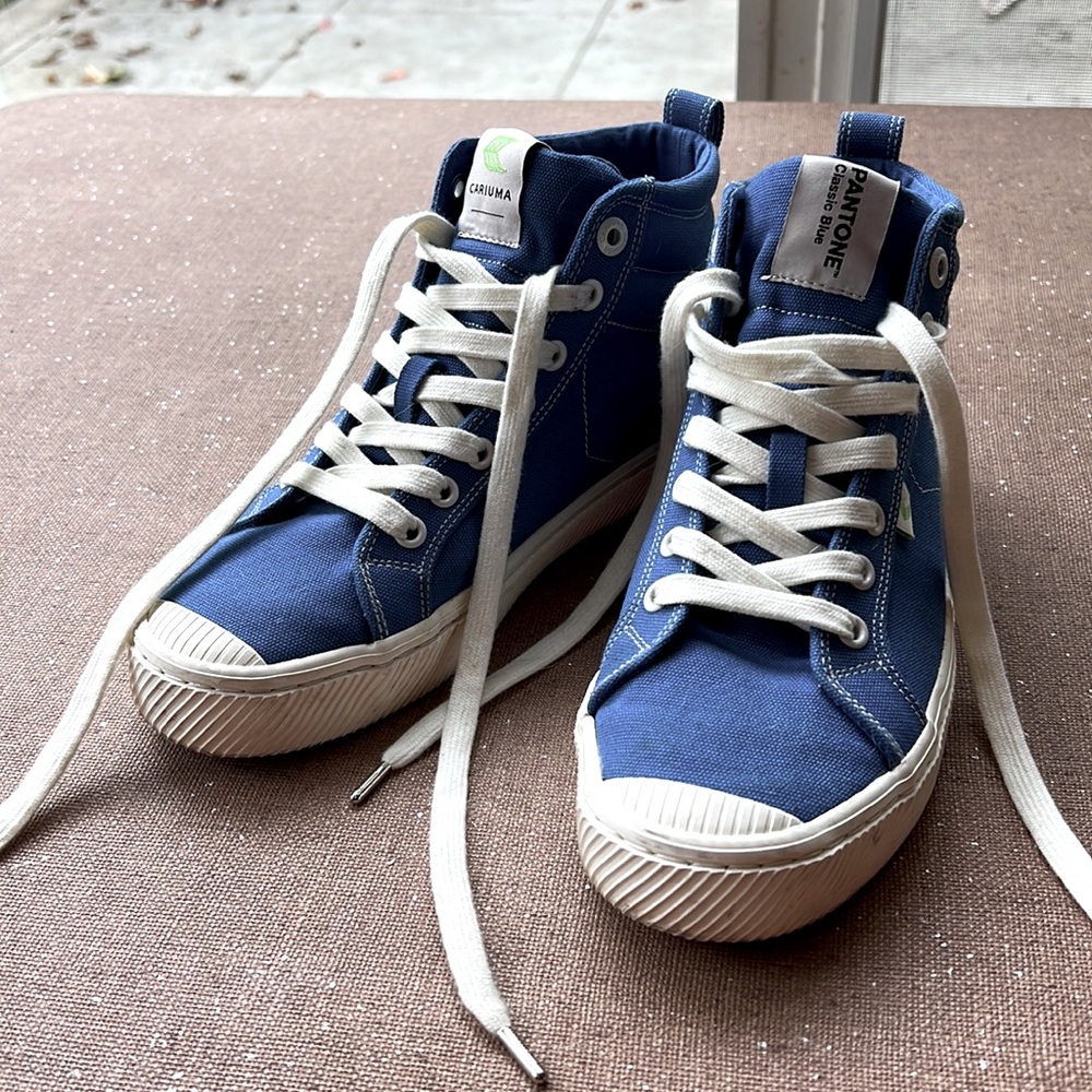 Cariuma X Pantone Classic Blue High Tops